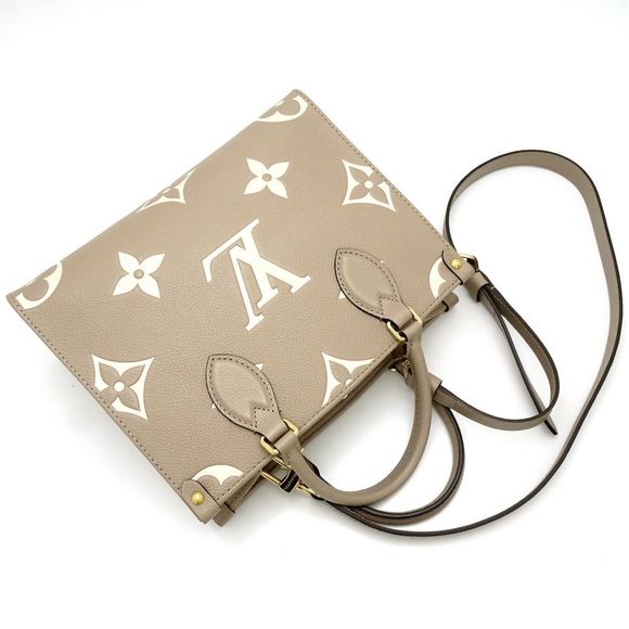 Louis Vuitton Onthego PM Shoulder Bag Monogram Tourtrell Crème - Picture 3 of 7